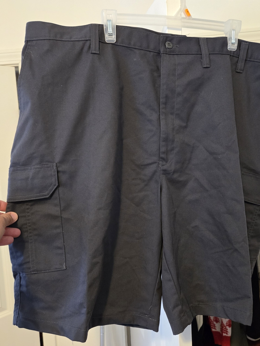 Men's Cargo Shorts, Dark Charcoal Gray